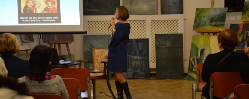 Spotkanie z edukatorem Małgorzatą Olewińską