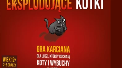 Eksplodujące Kotki - liczba graczy: 2-5, wiek: 12+