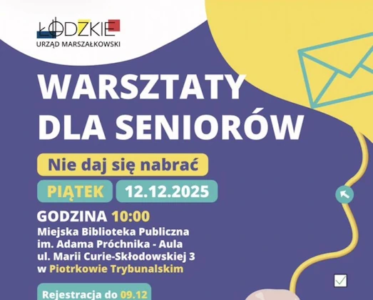 Warsztaty dla Seniorów Nie daj się nabrać foto mini