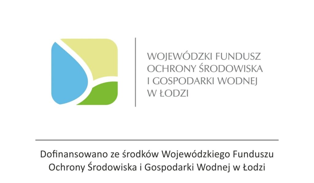 Informacja o dofinansowaniu i logotyp Wojewódzkiego Funduszu Ochrony Środowiska.