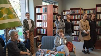 Wyjazd studyjny bibliotekarzy z Piotrkowa i powiatu piotrkowskiego do Łodzi.