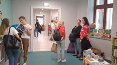 Wyjazd studyjny bibliotekarzy z Piotrkowa i powiatu piotrkowskiego do Łodzi.