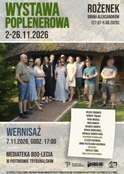 plakat promujący wystawę